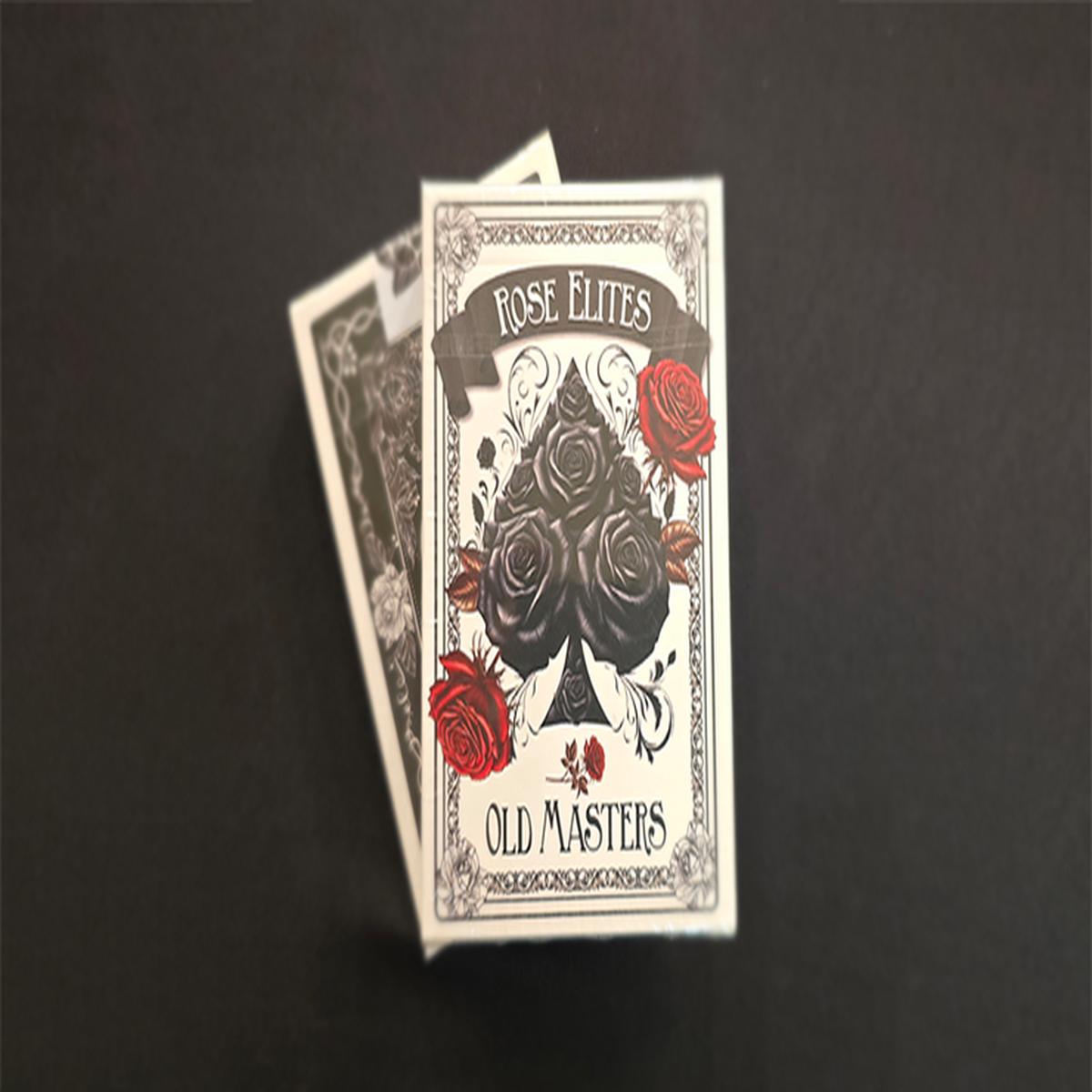Rose Elites – Old Masters (Black) Marked Deck Playing Cards