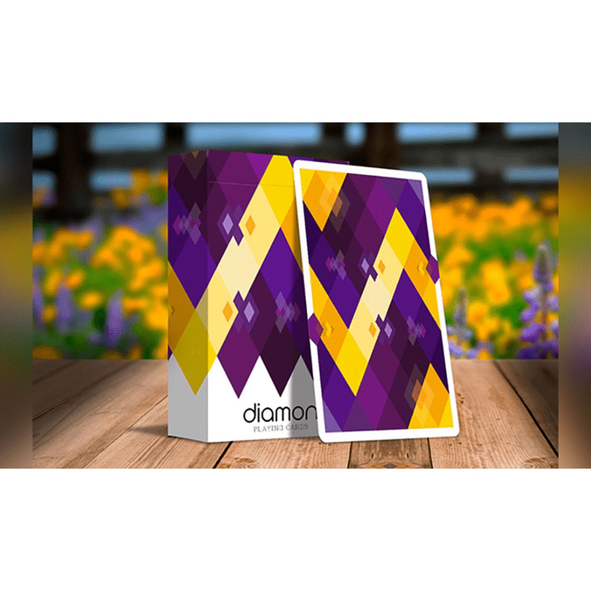 Diamon Playing Cards N 14 Purple Star Playing Cards by Dutch Card House Company