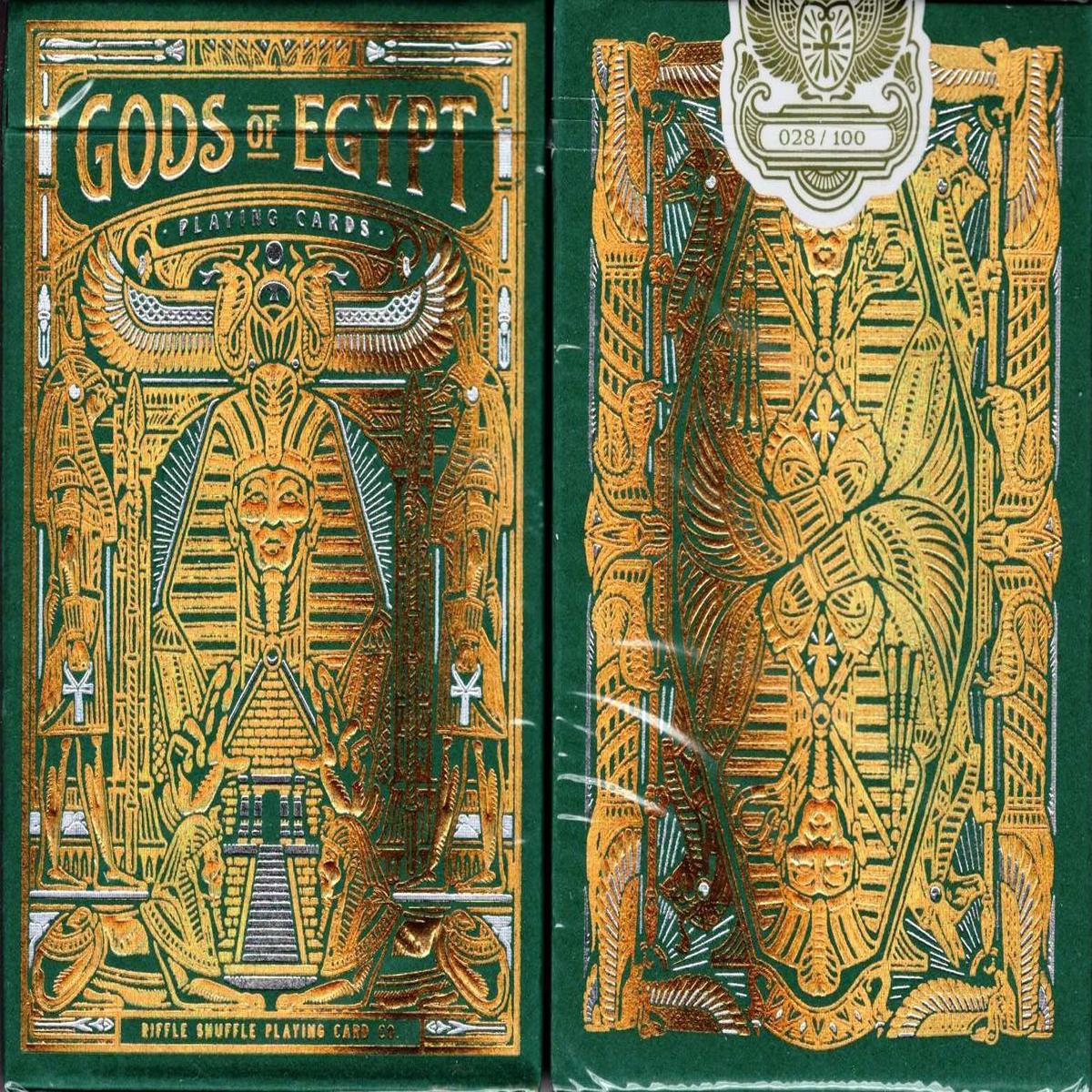 Gods of Egypt Golden Oasis Gilded Playing Cards TWPCC