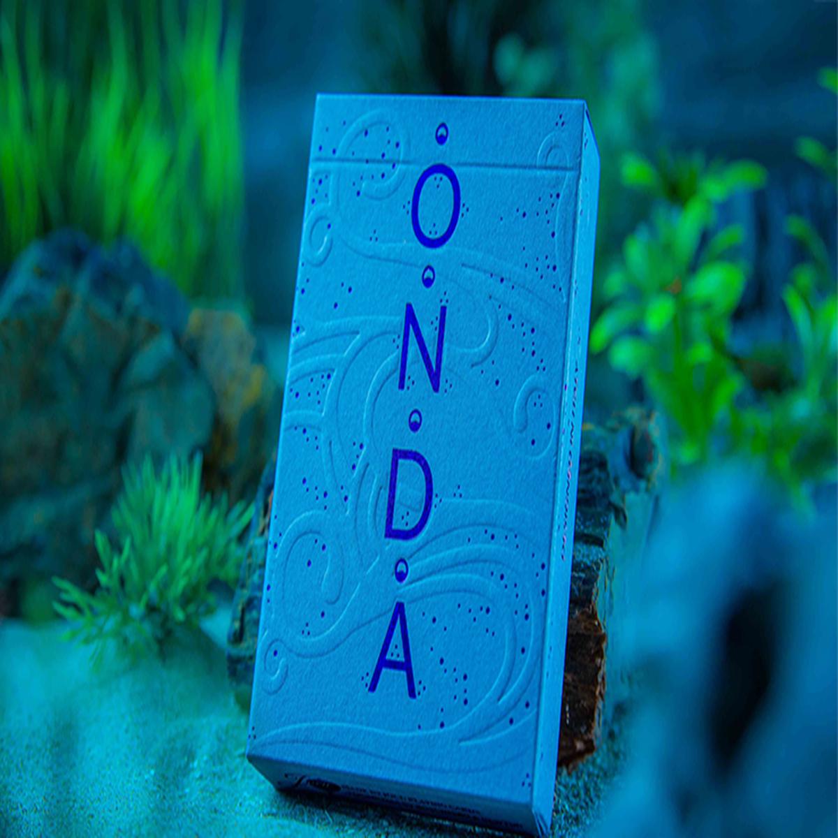 ONDA (Blue) Playing Cards by JOCU, on sale