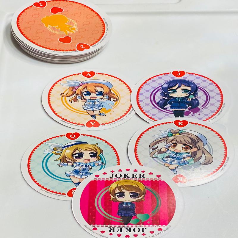 Love Live! School Idol Project – Kousaka Honoka – Minami Kotori – Nozomi Toujou – Noizumi Hanayo – Playing Cards 2