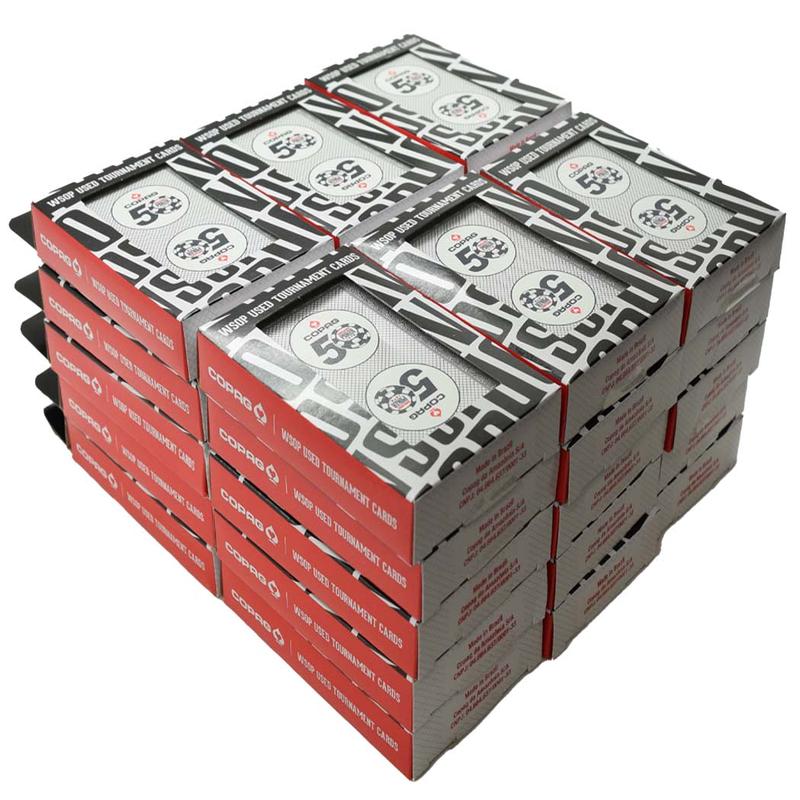30 WSOP Copag Used Decks 2019 50th Anniversary Used Decks