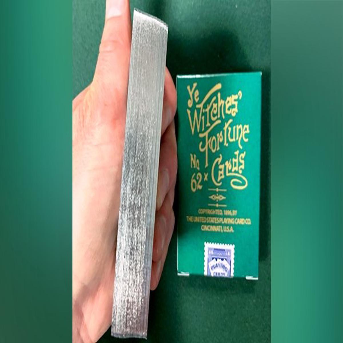 Limited Edition Ye Witches’ Silver Gilded Fortune Cards (1 Way Back)(TEAL BOX)