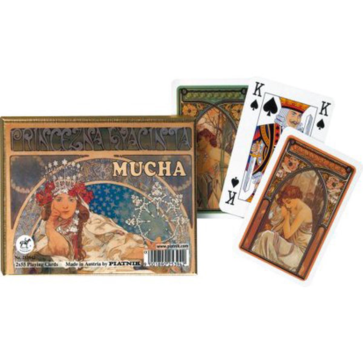 Mucha Hyacinta – Piatnik Playing Cards Double Deck