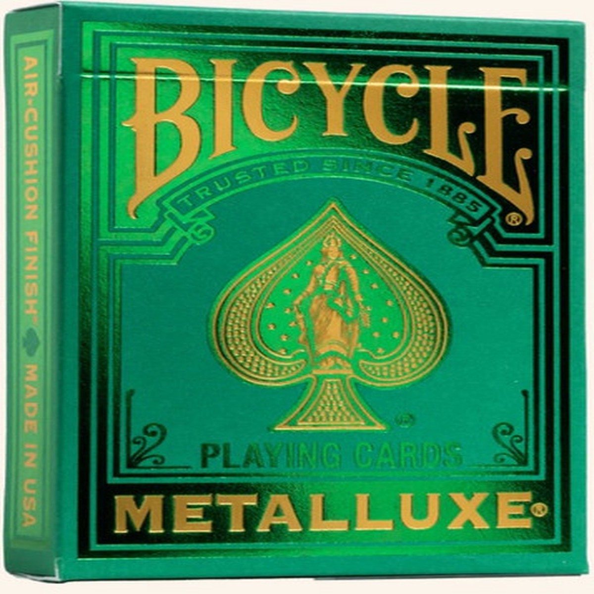 Playing Cards Bicycle Metalluxe Holiday Green