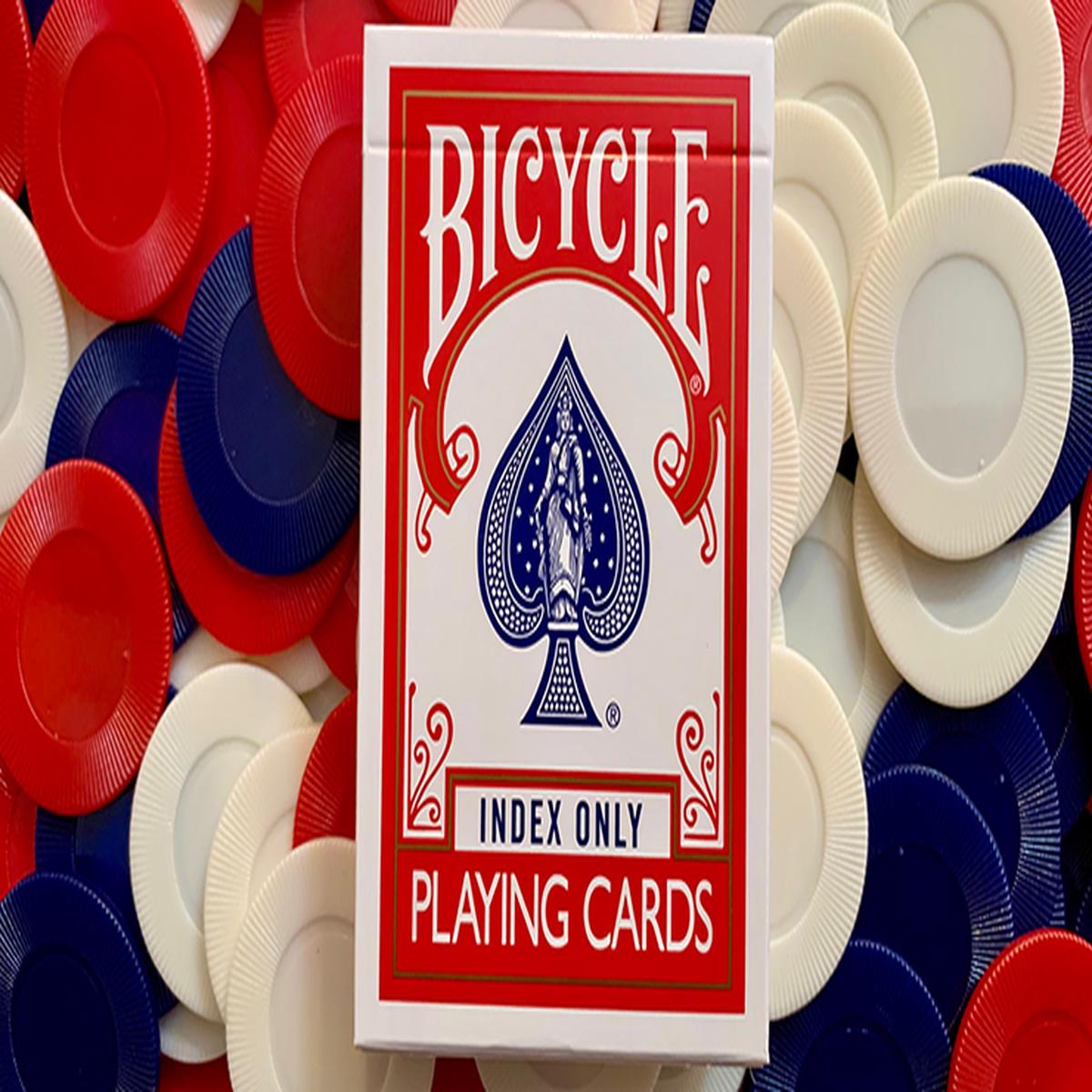 Stripper Bicycle Index Only Rot Playing Cards