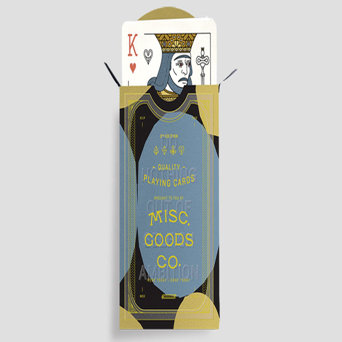 The ETC Permanent Playing Cards by Misc Goods on sale