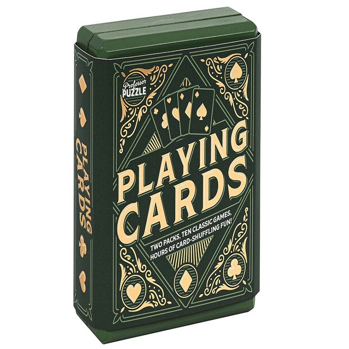 Double Deck Playing Cards In Wooden Case