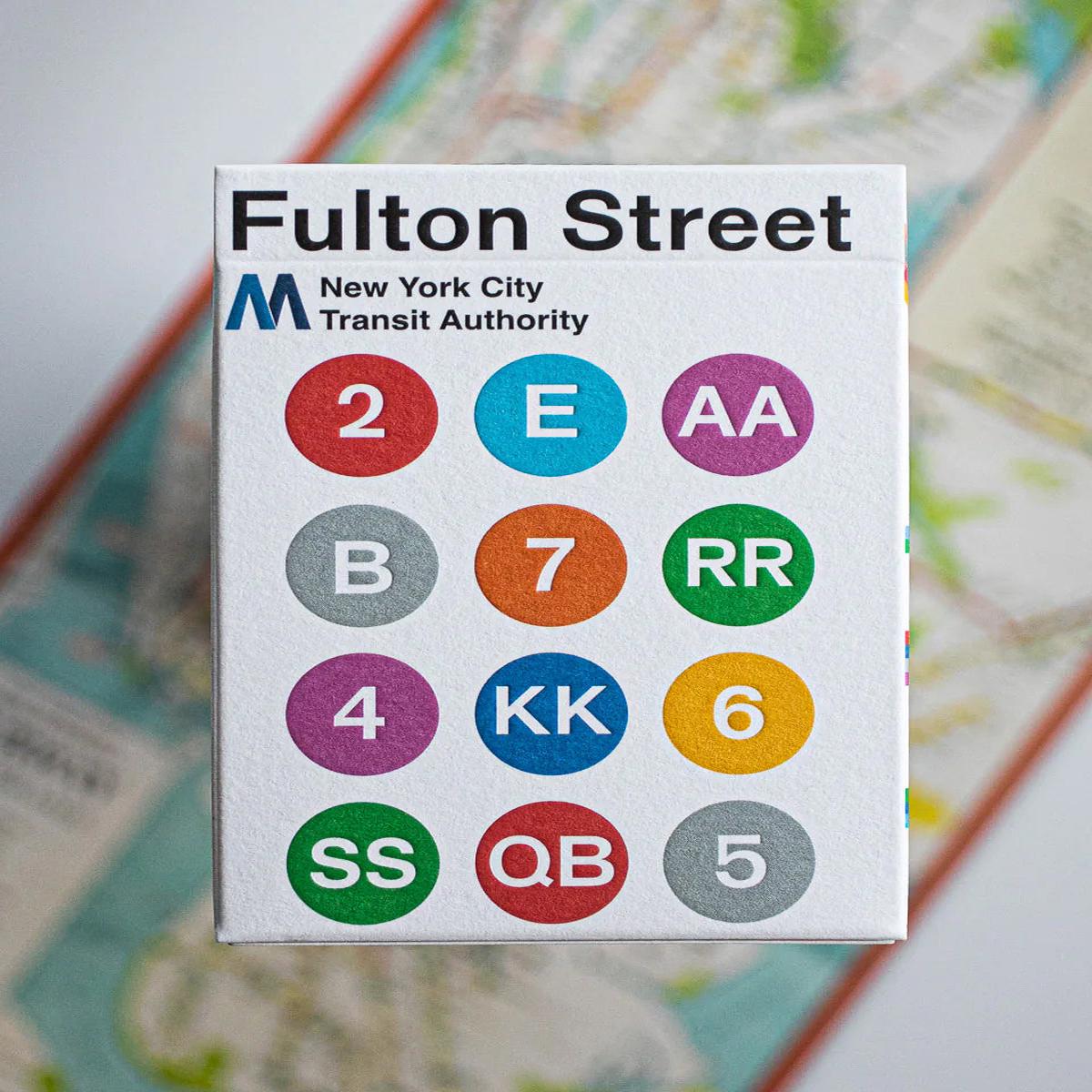 Fulton Street MTA Playing Card