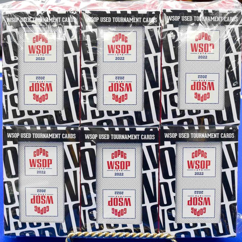 2022 Set of 12 Authentic Decks Dealt at WSOP Used Copag Plastic Playing Cards Bridge Standard Index