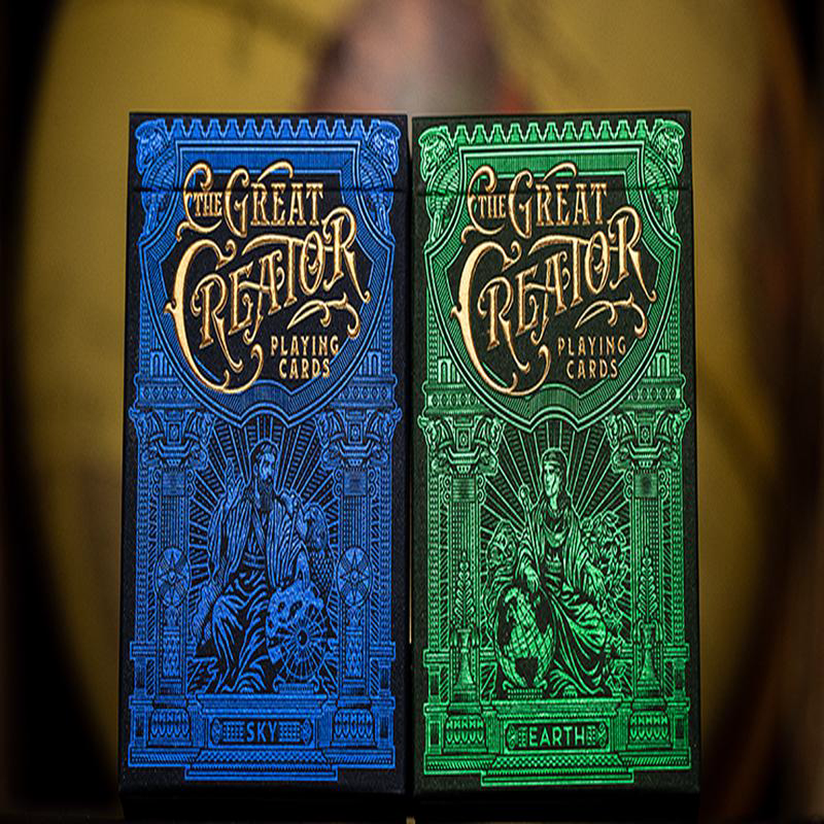 The Great Creator Earth Edition Playing Cards by Riffle Shuffle