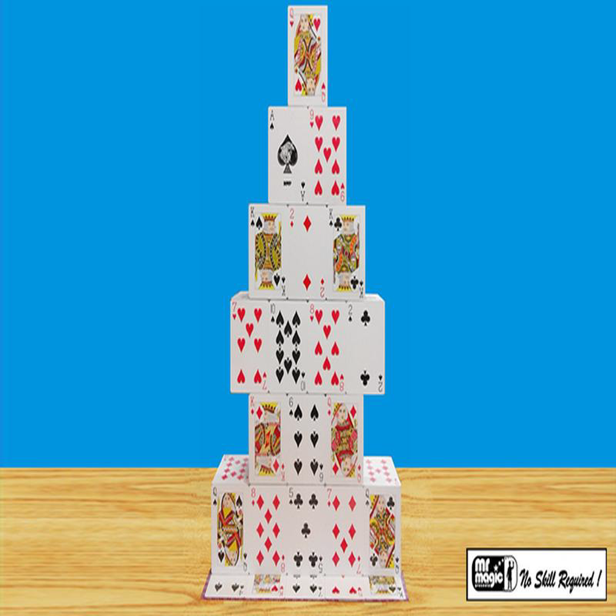 RISING CARD CASTLE by Mr Magic
