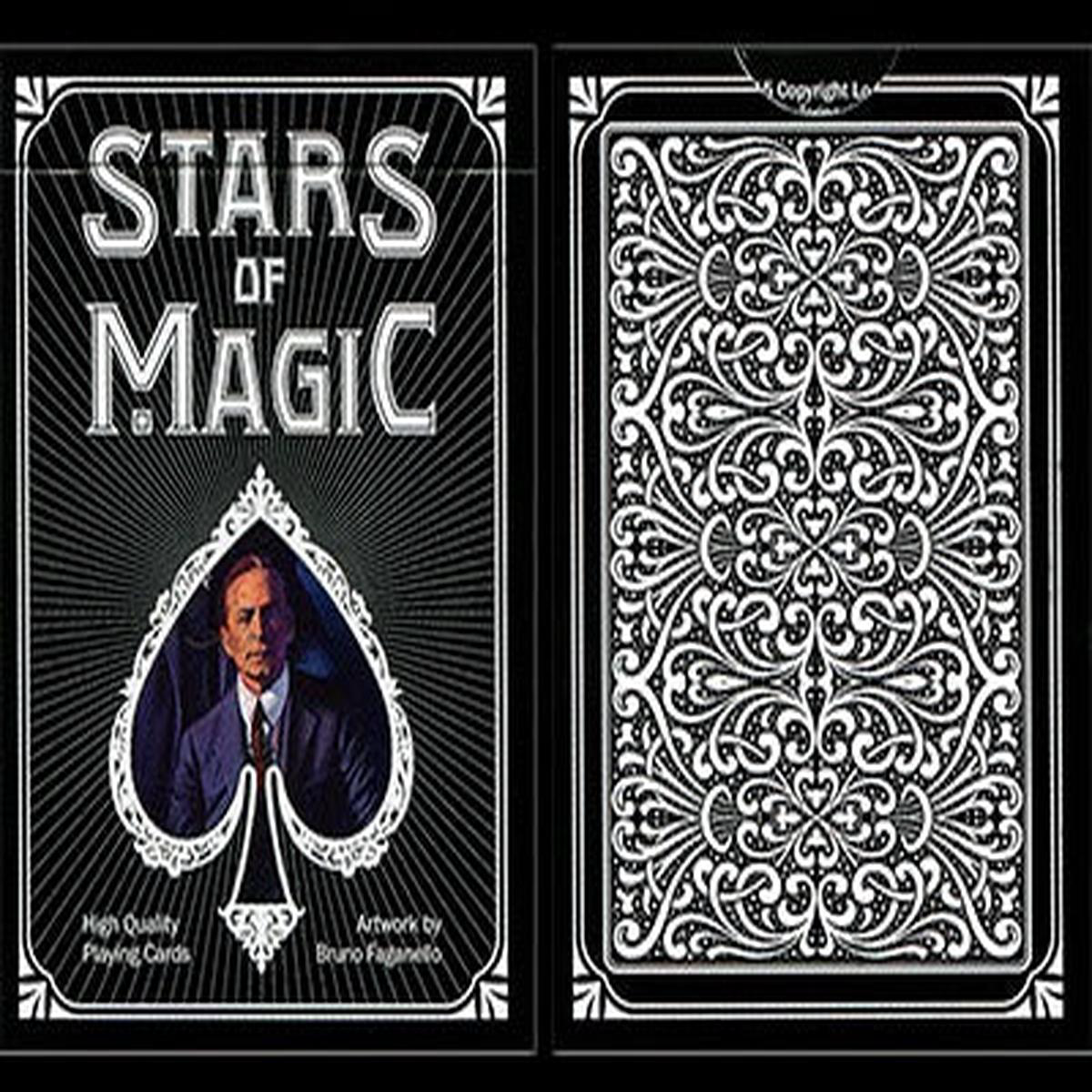 Stars of Magic (Black) Playing Cards on sale