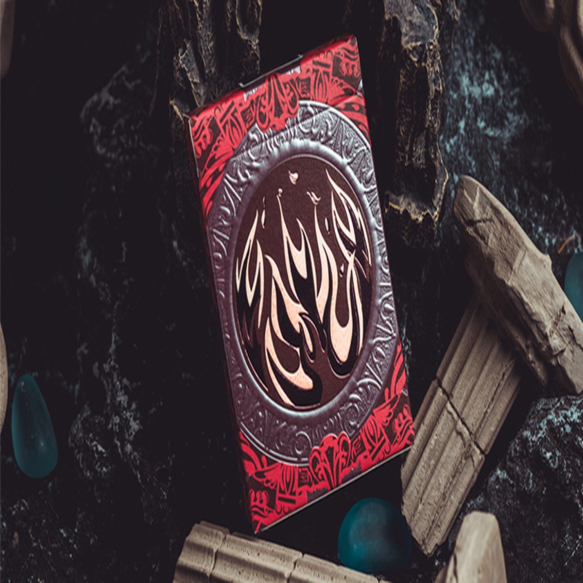 Gilded Atlantis Fire Playing Cards