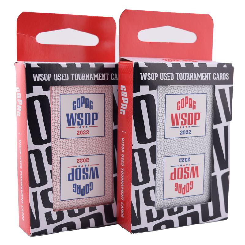 2022 Set of 2 Authentic Decks Dealt at WSOP Used Copag Plastic Playing Cards Bridge Standard Index
