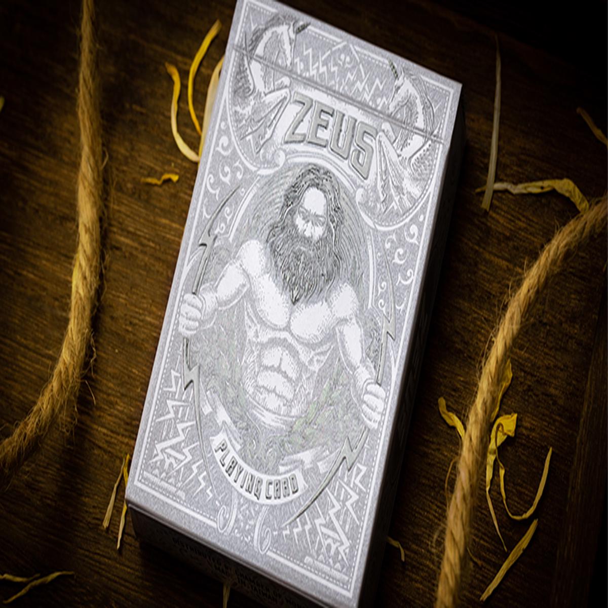 Zeus Sterling Silver Playing Cards | Chamber of Wonder