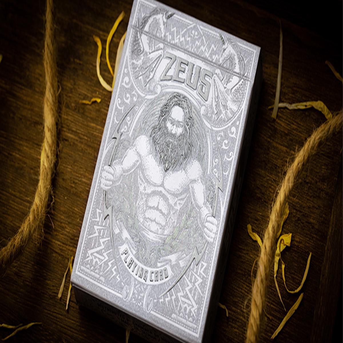 Zeus Sterling Silver Playing Cards by Chamber of Wonder on sale