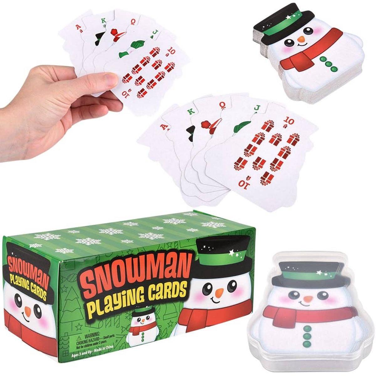 3" Snowman Playing Cards LLB Playing Cards Christmas