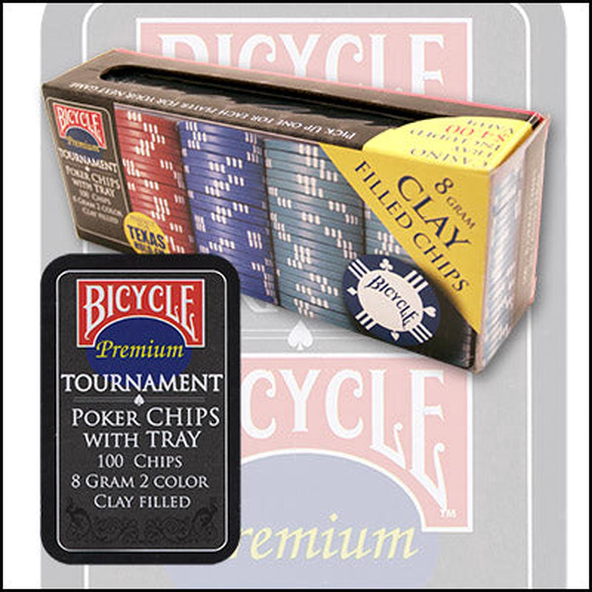 Bicycle Clay Poker Chip Set 100 Count