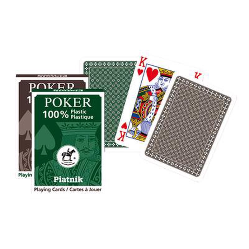 100% Plastic Poker Cards