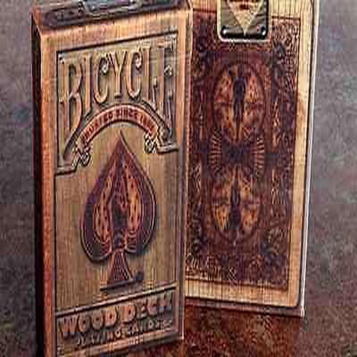 Wood Bicycle Playing Cards Deck