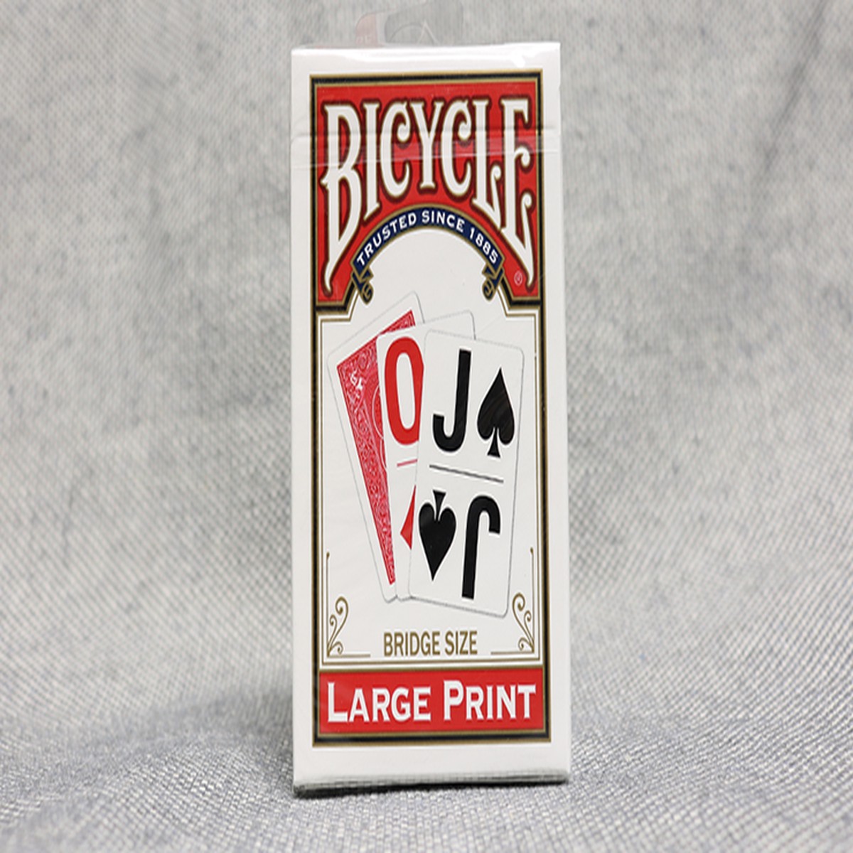 Bicycle Bridge, Red Large Print by USPCC