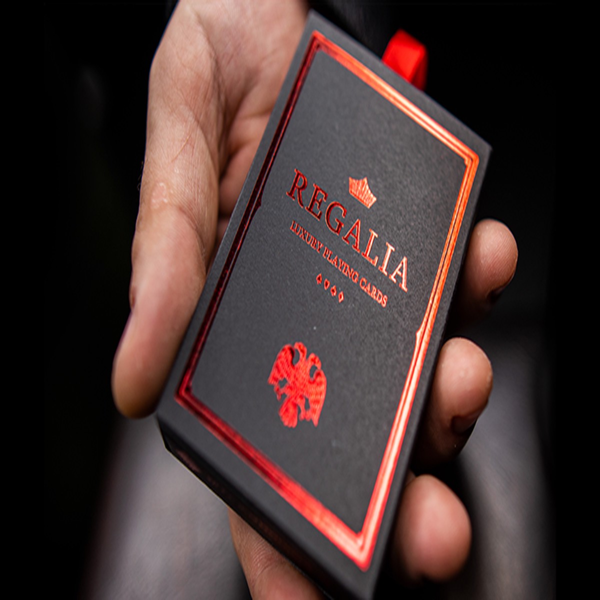 Regalia Red Playing Cards, Signature Edition by Shin Lim