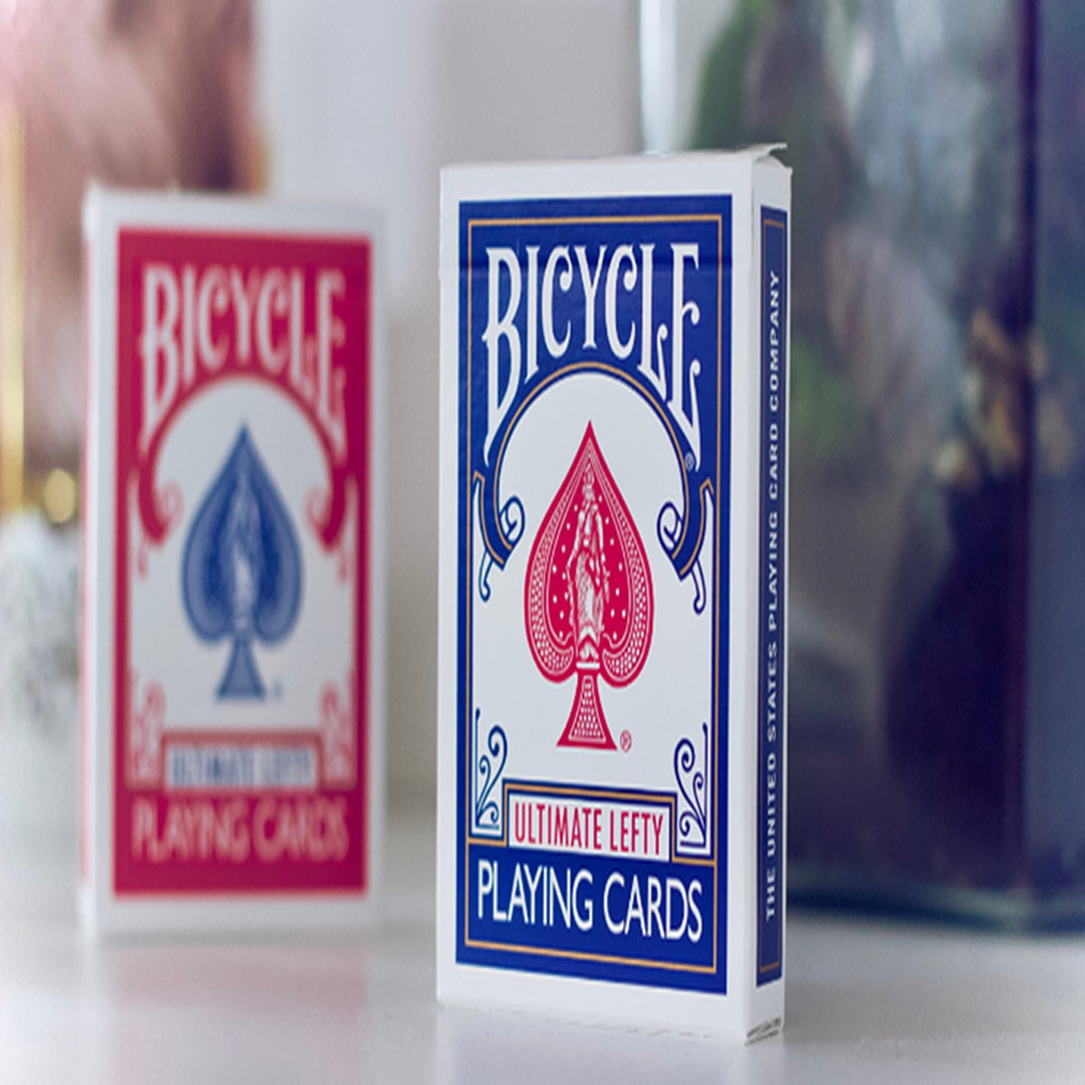 Bicycle Ultimate Lefty Deck Blue, Gimmicks and Online Instructions
