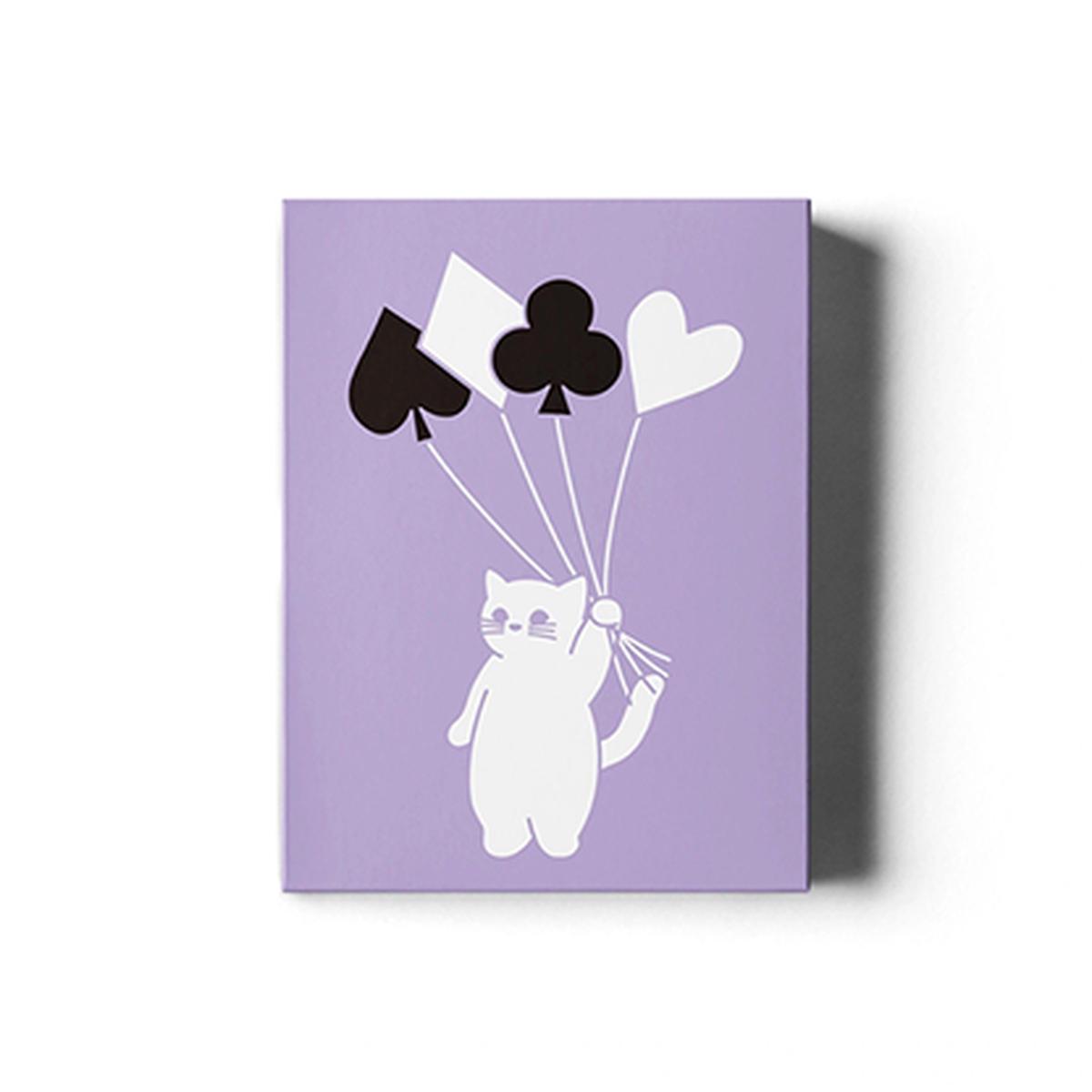 Diary of Kitten and Puppy (Kitten Purple Edition) Playing Cards