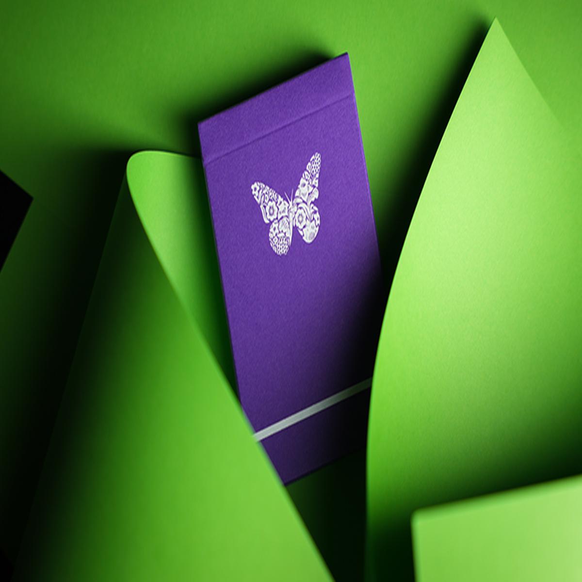Butterfly Playing Cards, Royal Purple Edition