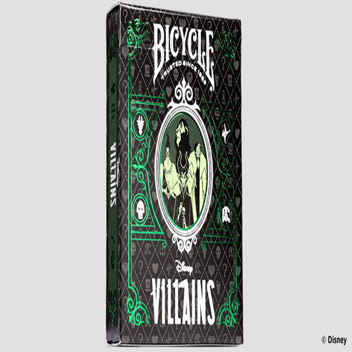 Bicycle Disney Villains (Green) by US Playing Card Co