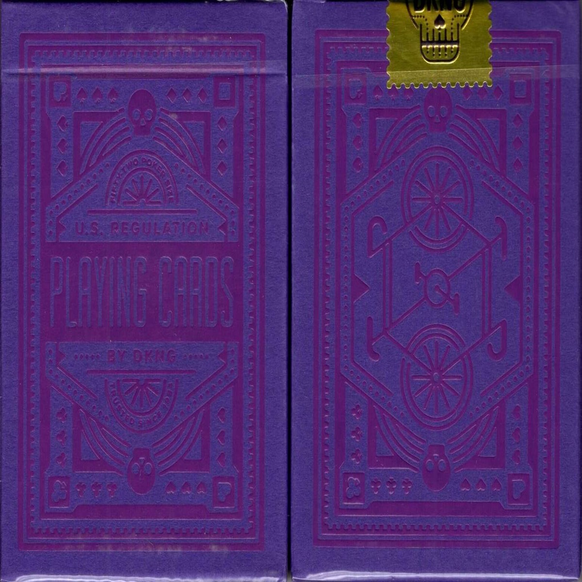Wheel DKNG Purple Playing Cards USPCC