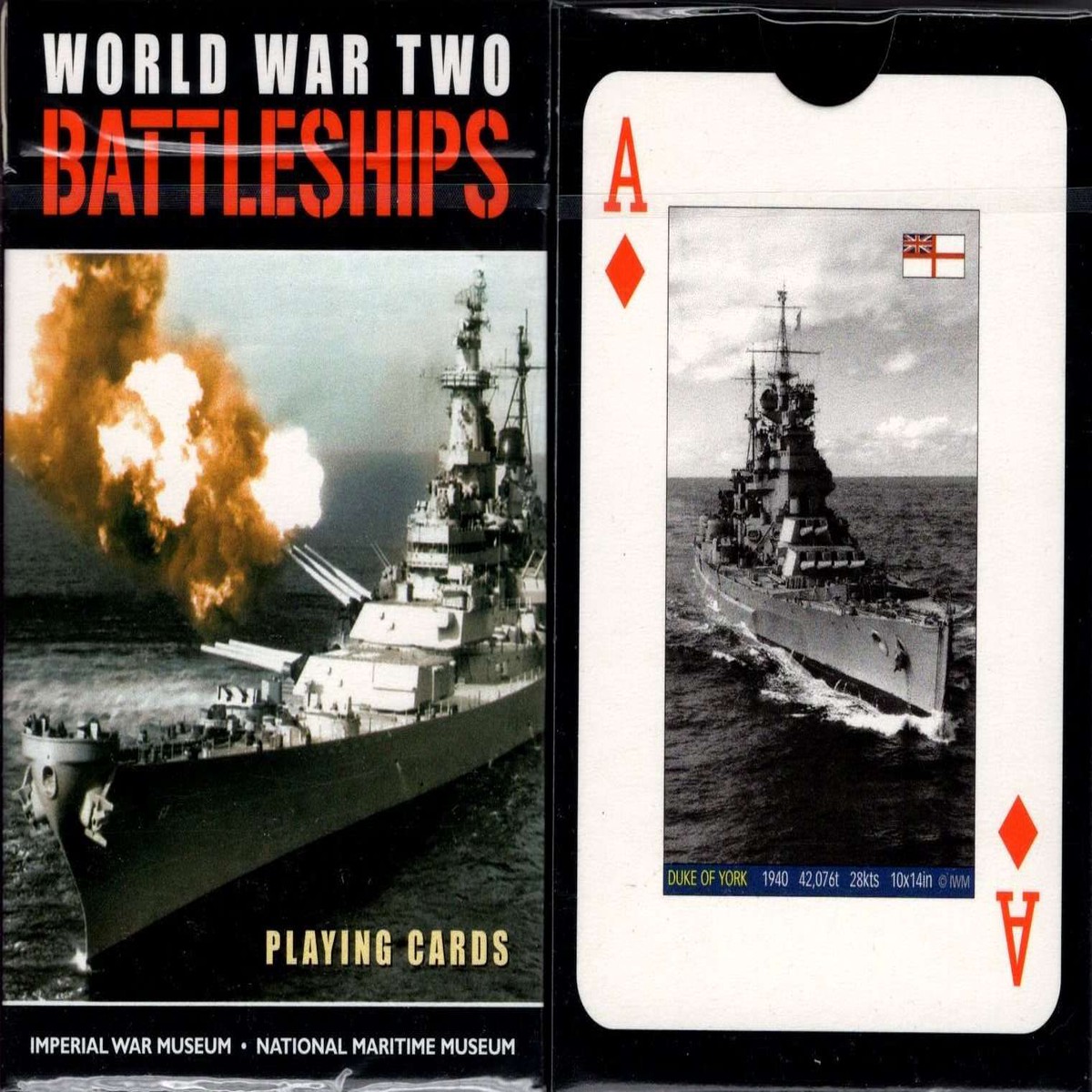World War Two Battleships Playing Cards Piatnik