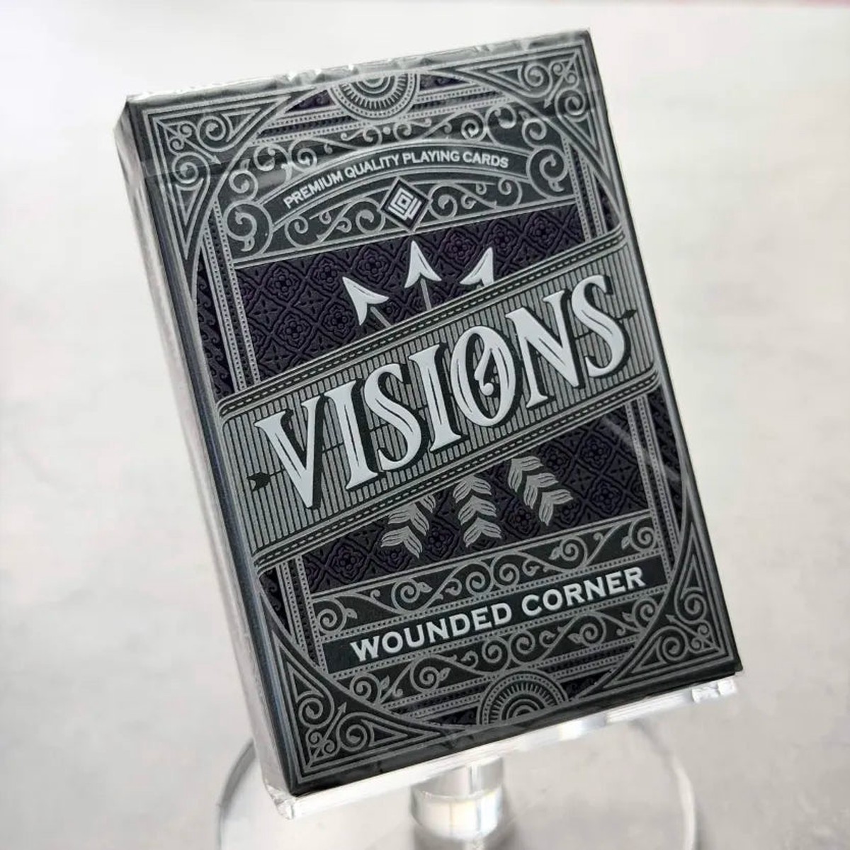 Visions Present Purple (Gilded) Playing Cards