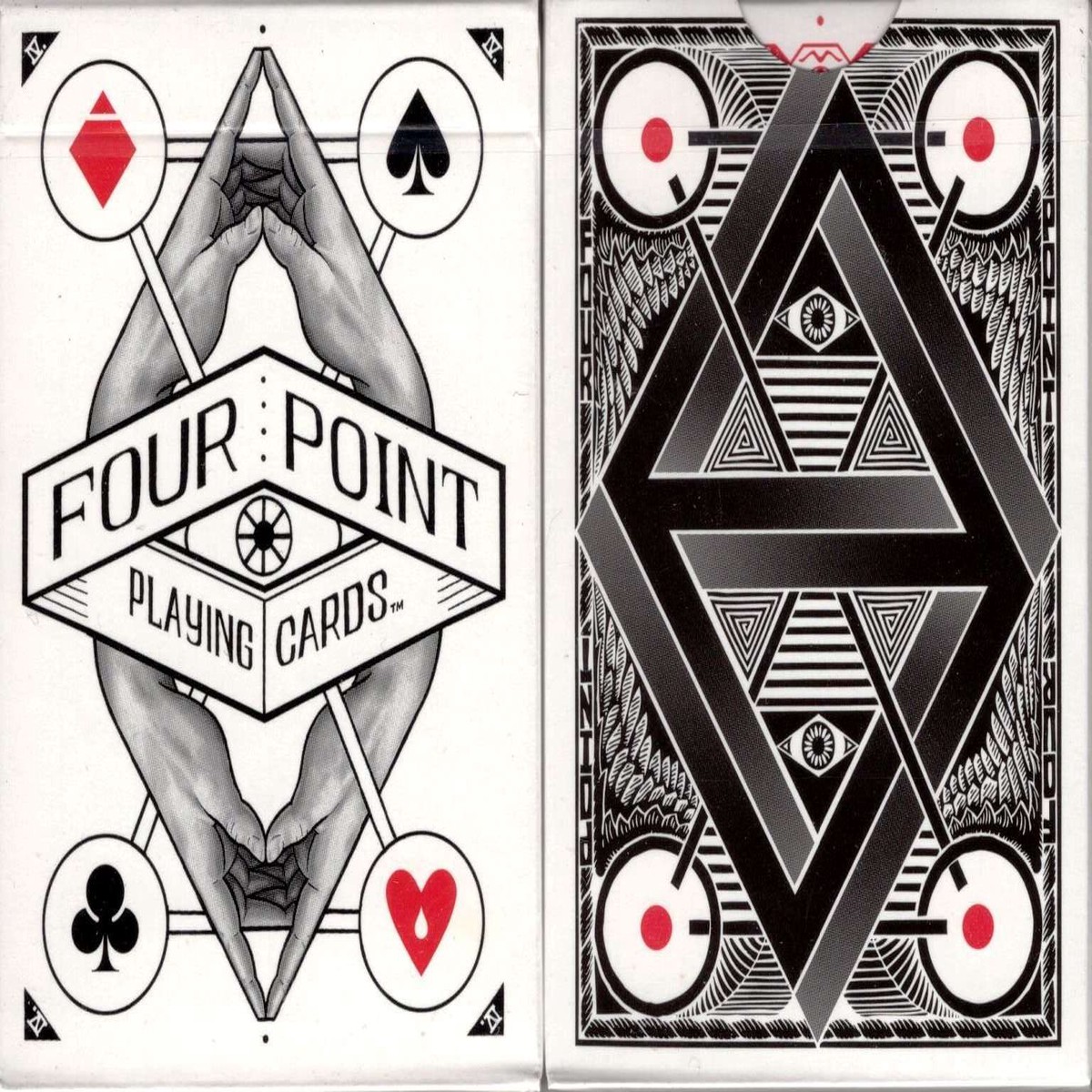 1st Edition White Playing Cards USPCC