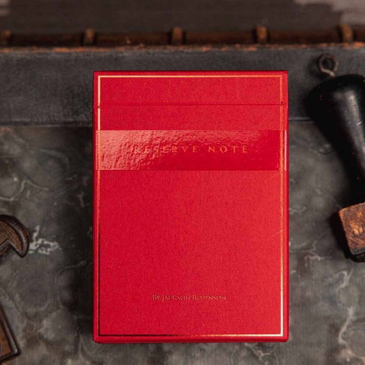 White Reserve Note Playing Cards