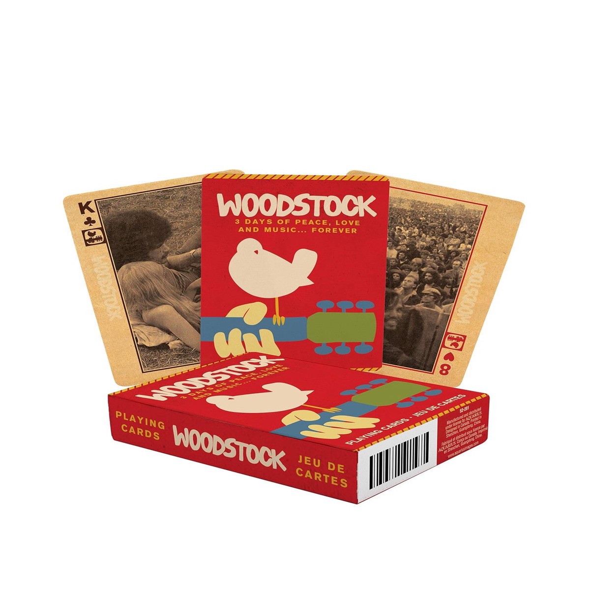 Woodstock Playing Cards by Hal Leonard and Aquarius - Relive the Legendary Festival