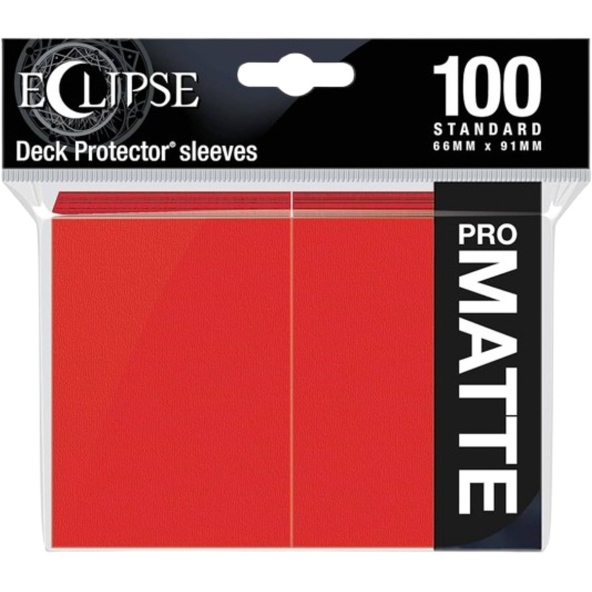 Eclipse Matt Standard Sleeves Apple Red
