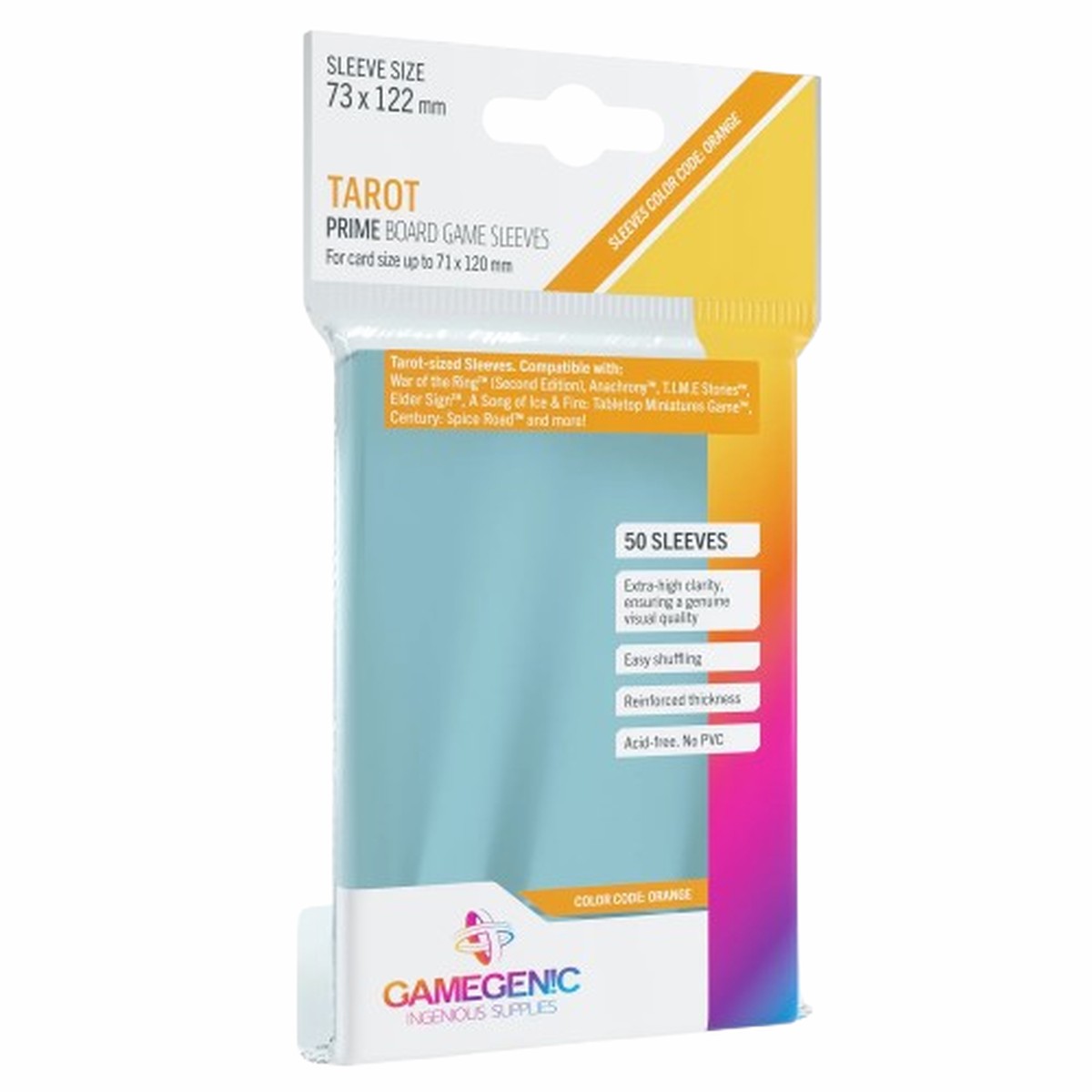 Board Game Sleeves Tarot Clear