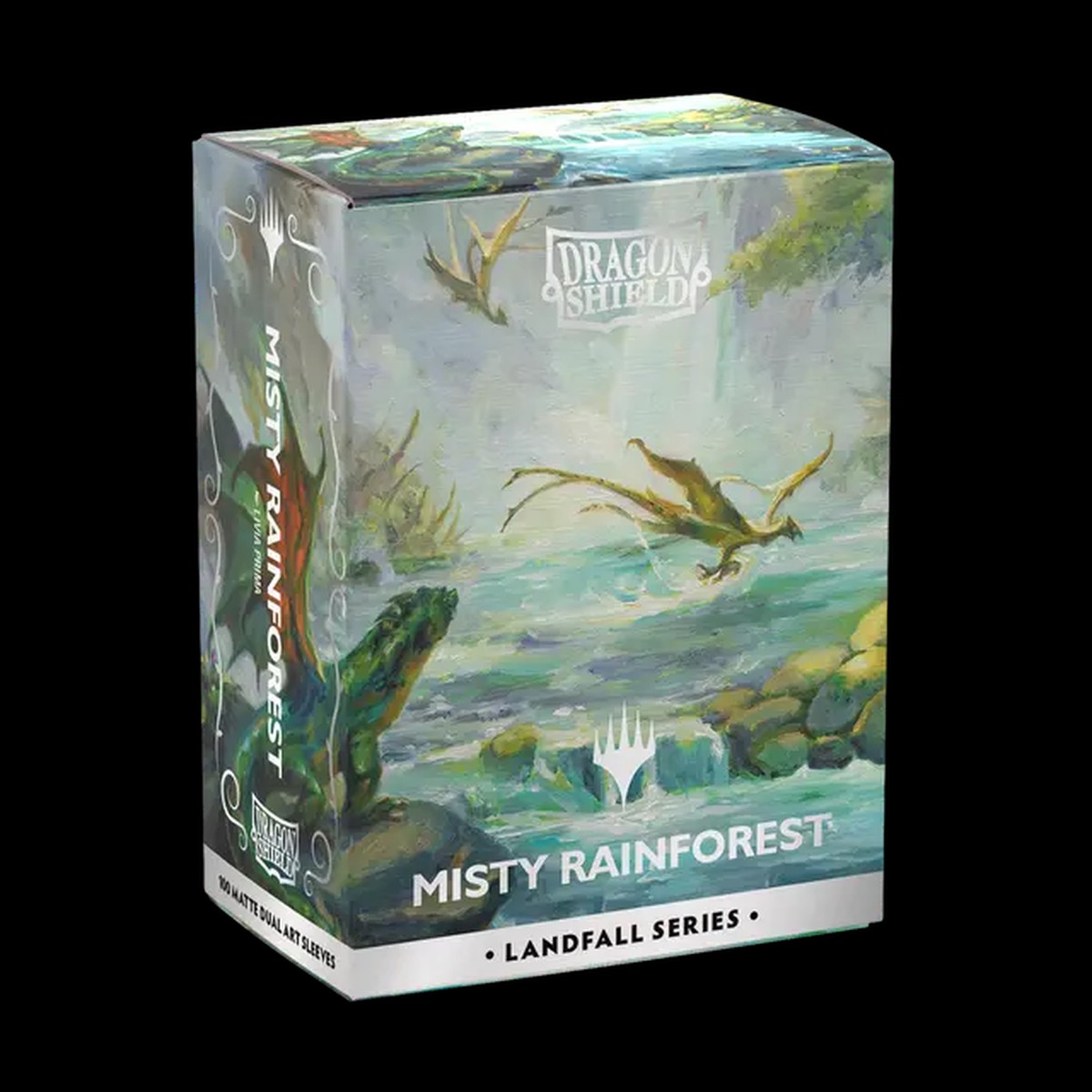 Dragon Shield Card Sleeves - Landfall Series: Misty Rainforest - Matte Dual Art Sleeves