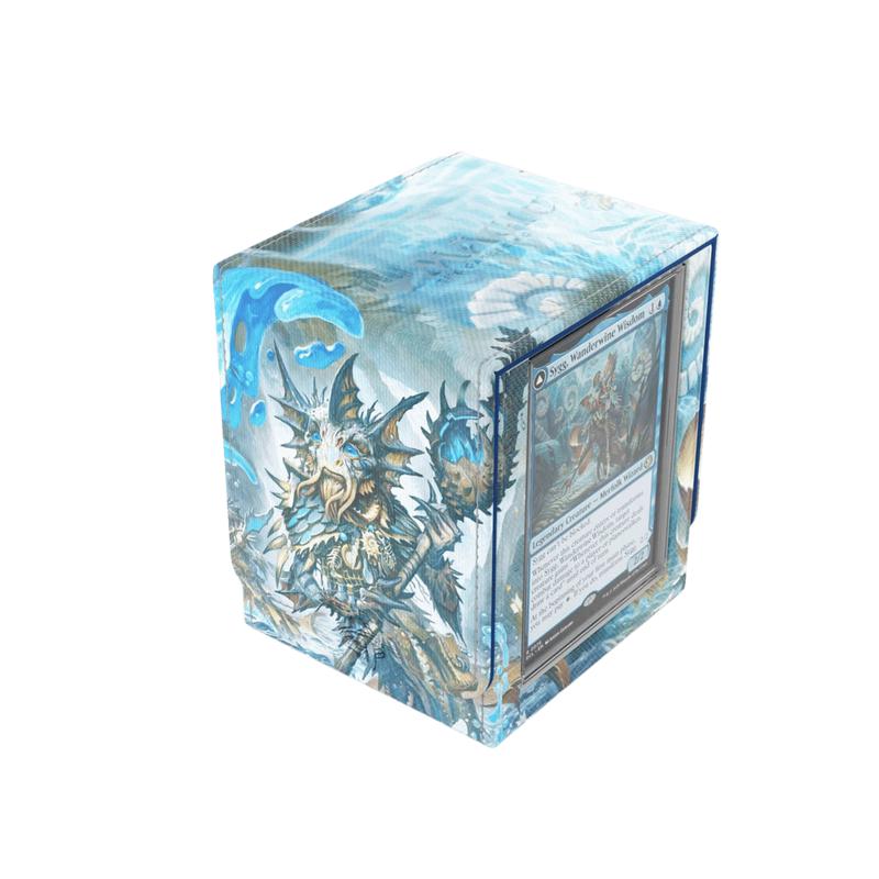 MTG Lorwin Eclipsed: Squire PLUS 100+ XL Deck Box - Wanderwine Wisdom / Sygg Wanderbrine Shield