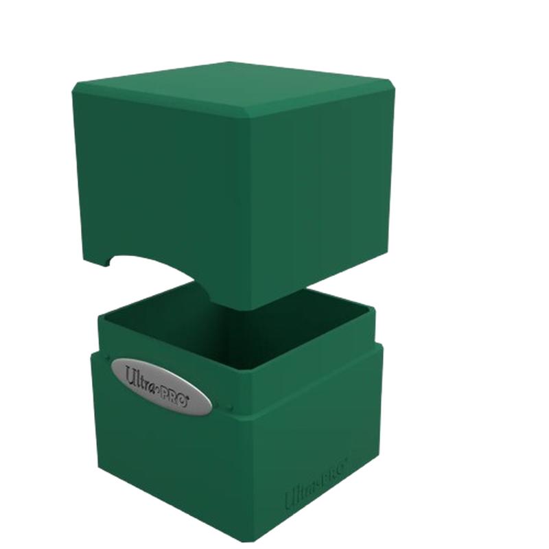 Satin Cube: Forest Green