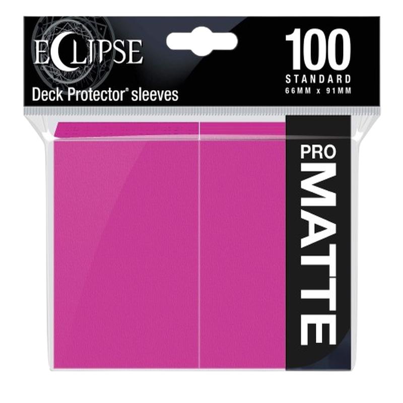 Eclipse Matt Standard Sleeves: Hot Pink