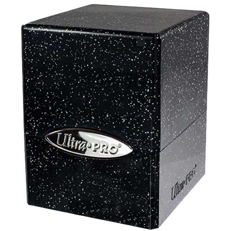 Satin Cube: Glitter Black
