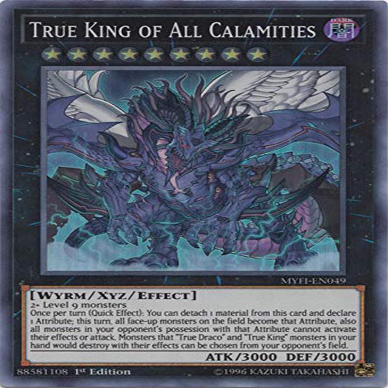 Yu-Gi-Oh! - True King Of All Calamities - Myfi-En049 - Super Rare - 1St Edition - Mystic Fighters