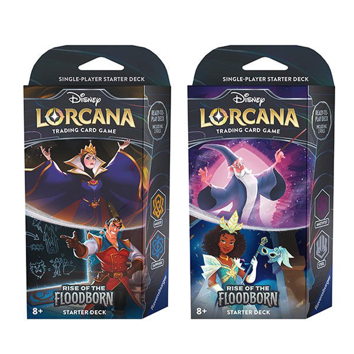 Amethyst & Steel Starter Deck - Disney Lorcana: Rise of the Floodborn