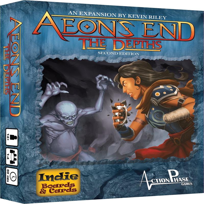 Aeons End The Depths 2Nd Edition By Indie Boards & Cards, Strategy Expansion Deck Building Card Game