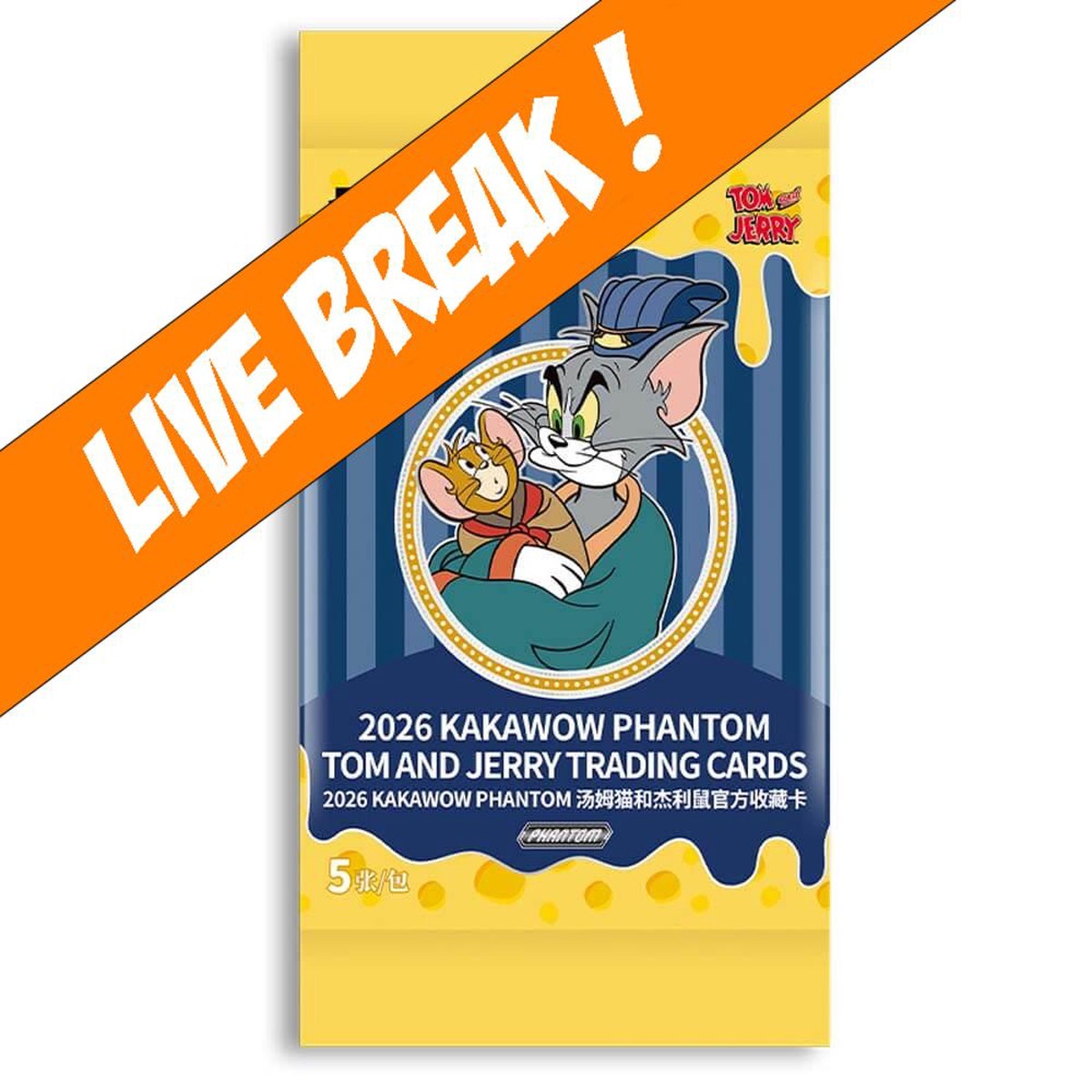[ Live Break ] Kakawow PHANTOM Tom and Jerry Trading Cards Booster Pack