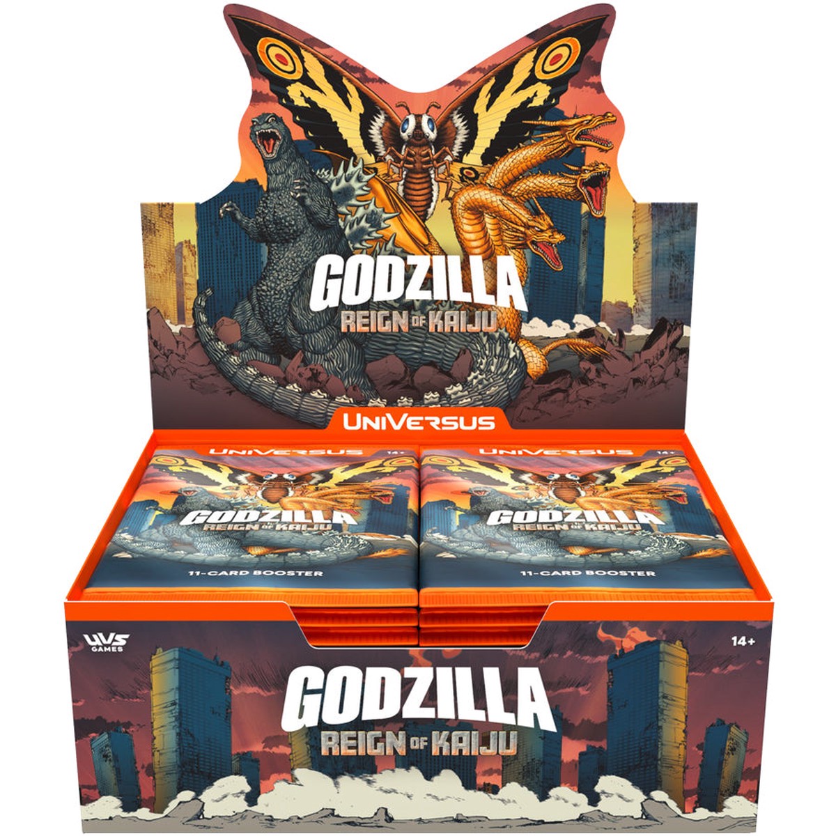 Universus Godzilla: Reign of Kaiju Booster Display