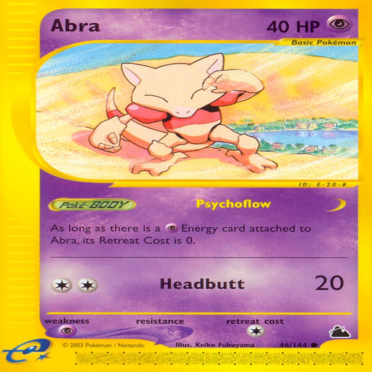 Abra 46144 - Skyridge Reverse Holofoil